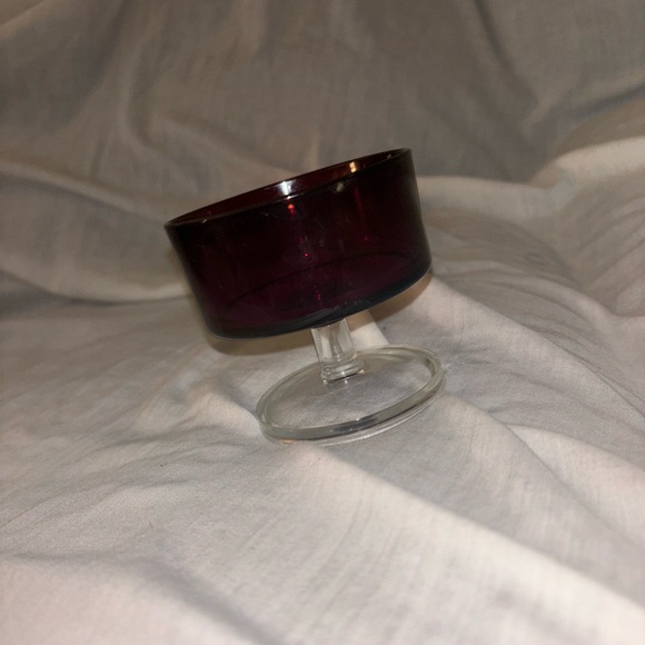 Vintage mini ruby red wine glass, one for sale now others tbd. Mint condition. - Picture 1 of 1